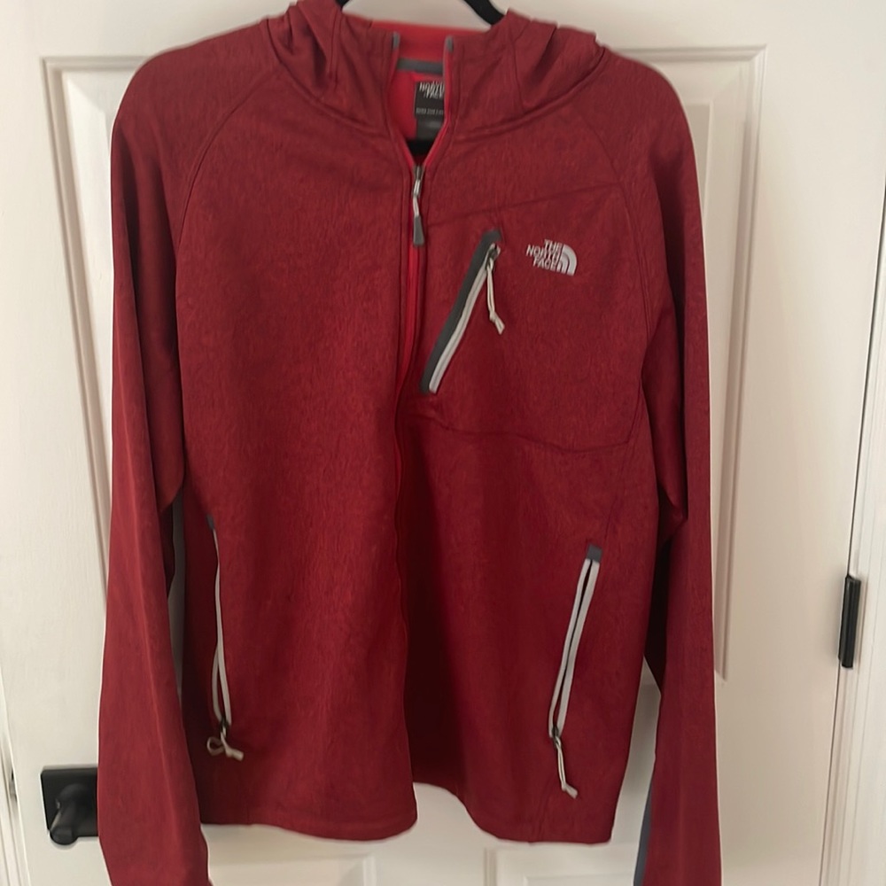 Red Northface Full Zip Jacket - image 1